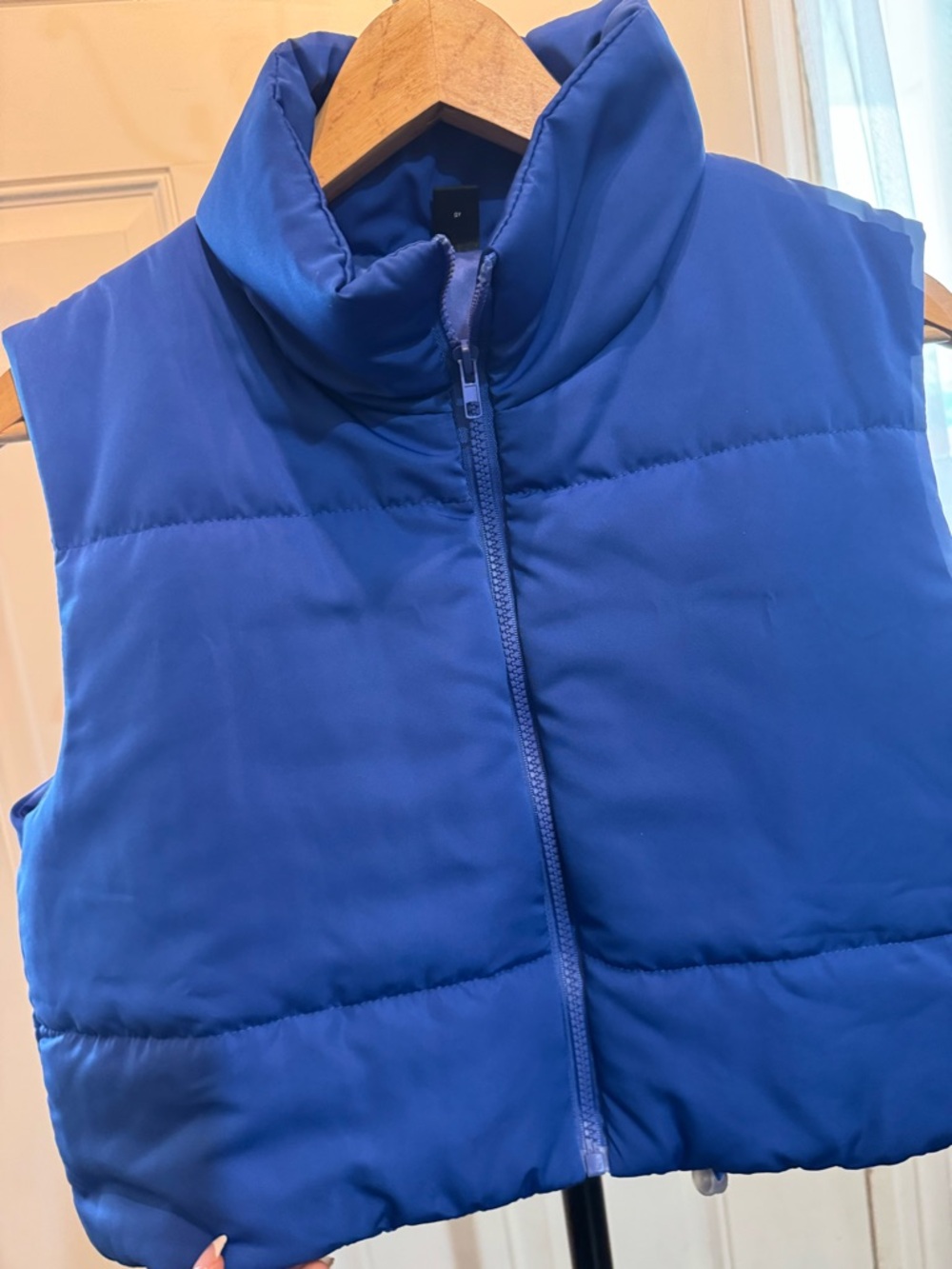 SHEIN Royal Blue Puffer Vest